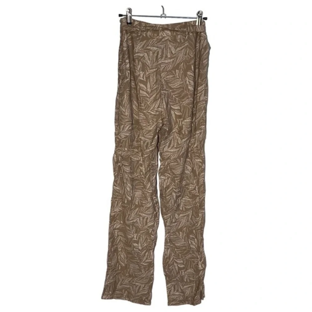 Pink Lily Sunny Day Getaway Printed‎ Taupe Pants